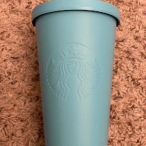 Starbucks 160z Cold Cup Tiffany Blue